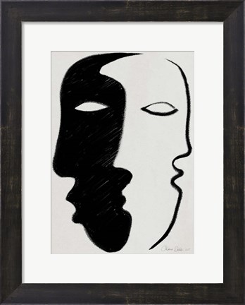 Framed Face to Face Print