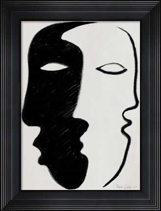 Framed Face to Face Print