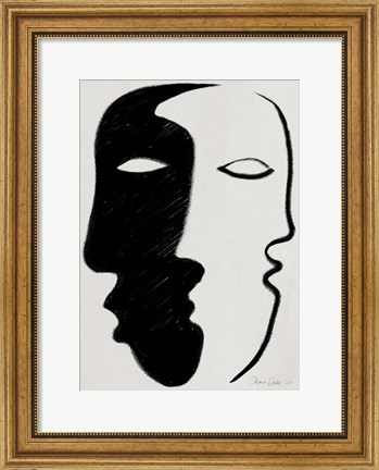 Framed Face to Face Print