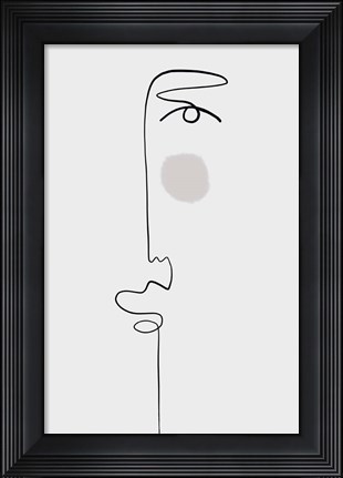 Framed Faces 1 Print