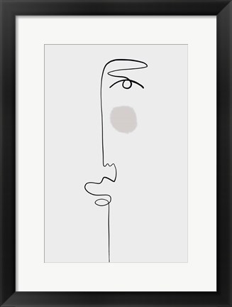 Framed Faces 1 Print