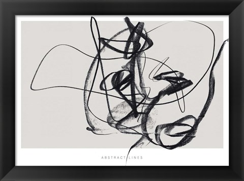 Framed Lines 2 Print