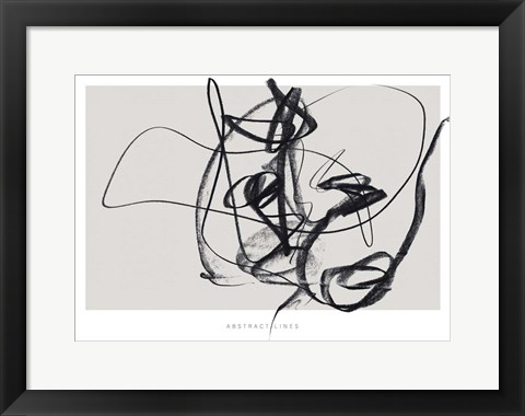 Framed Lines 2 Print