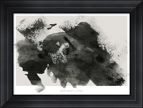 Framed Lines 3 Print