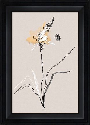 Framed Summer Plant 1 Print
