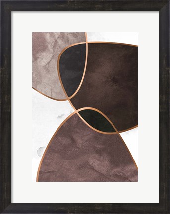 Framed Velvet Shapes 4 Print
