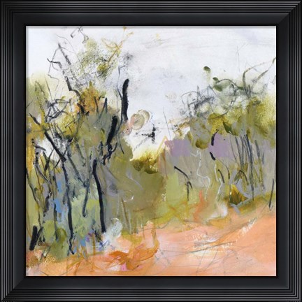 Framed Fire Trail to Hanging Rock Print