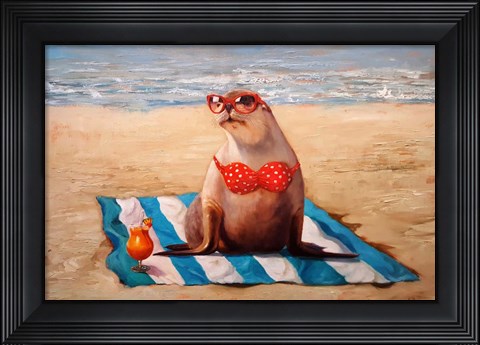 Framed Beached Print