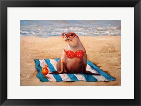 Framed Beached Print