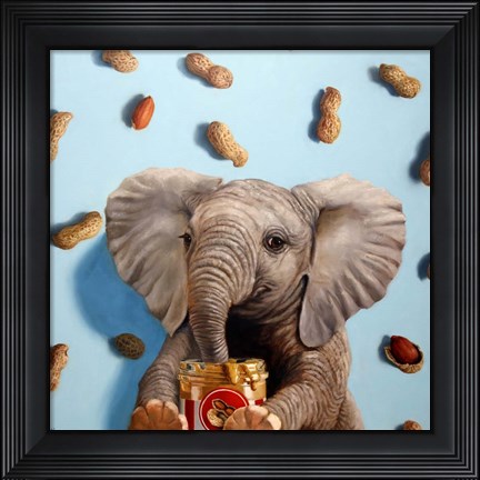Framed Feeling Nutty Print