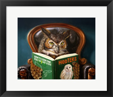 Framed Owl Porn Print