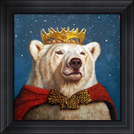 Framed Snow King Print