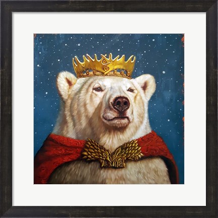 Framed Snow King Print
