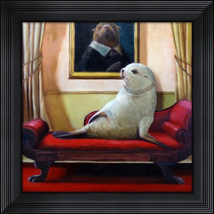 Framed Trophy Wife Print
