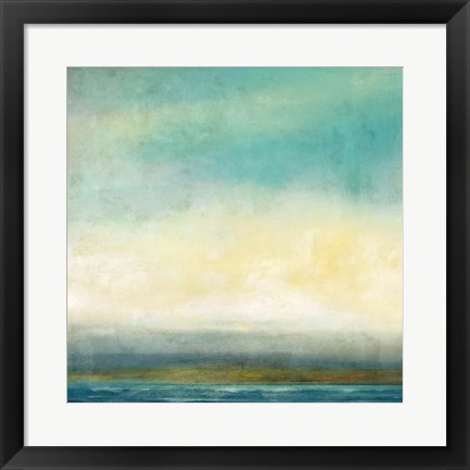 Framed Blue Tide Print