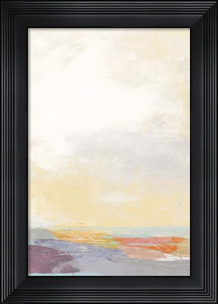 Framed Pastel Sea Print