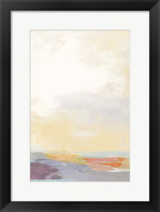 Framed Pastel Sea Print