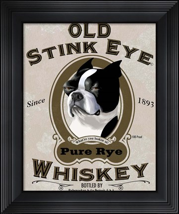 Framed Old Stink Eye Print