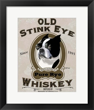 Framed Old Stink Eye Print