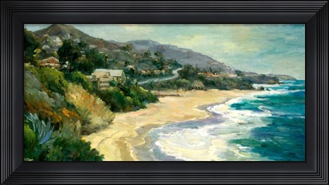 Framed Seaside Cove Print