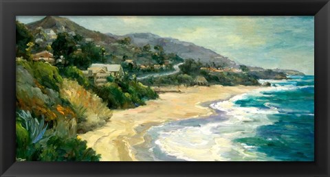 Framed Seaside Cove Print