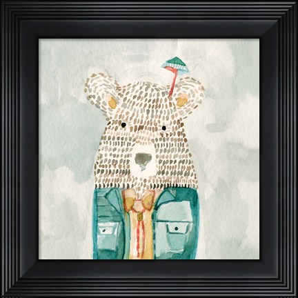 Framed Mr. Bolo Bear Print