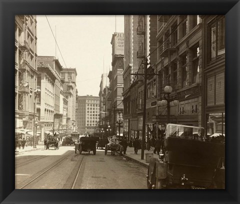 Framed Market Street I Print