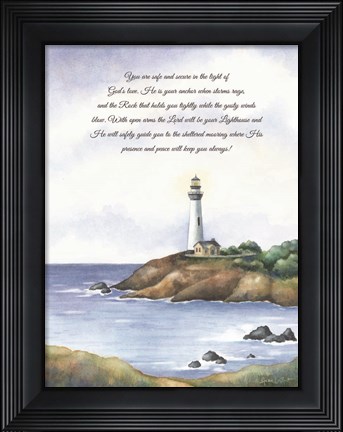 Framed Light of God&#39;s Love Print