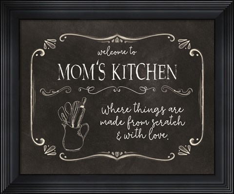 Framed Mom&#39;s Kitchen Print