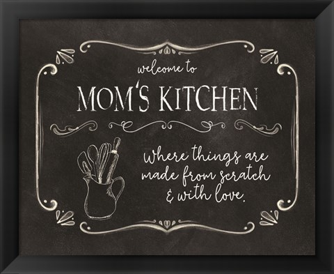 Framed Mom&#39;s Kitchen Print