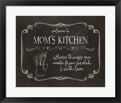 Framed Mom&#39;s Kitchen Print