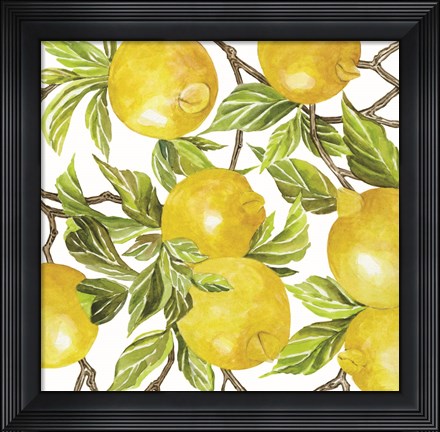 Framed Lemon Square Print