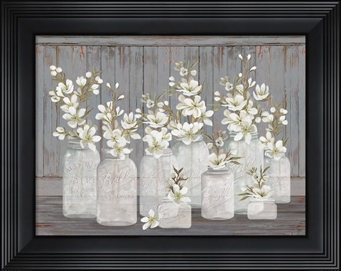 Framed Floral Blooms Print