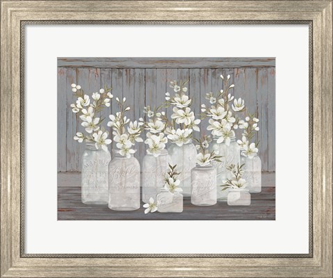 Framed Floral Blooms Print