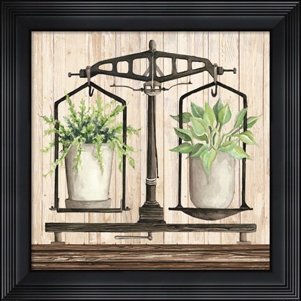 Framed Farmhouse Finds III Print
