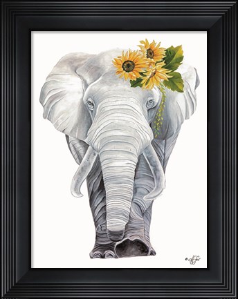 Framed Sunflower Ellie Print
