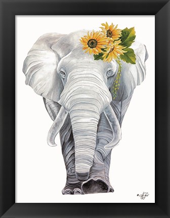 Framed Sunflower Ellie Print