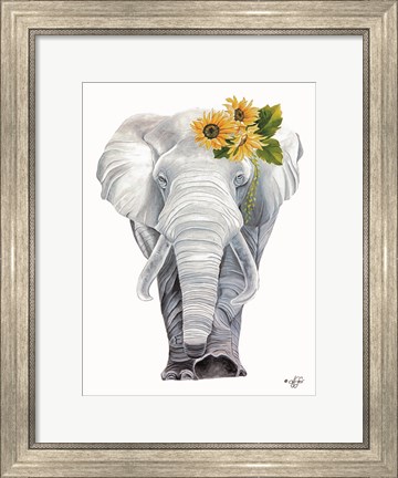Framed Sunflower Ellie Print
