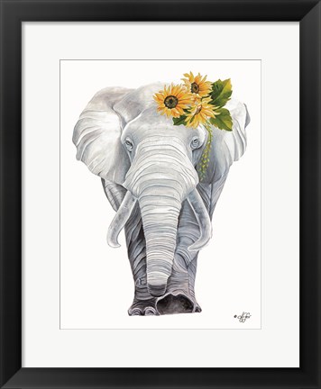 Framed Sunflower Ellie Print