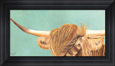 Framed On Point Highland Print