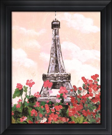 Framed Flower Tower Print