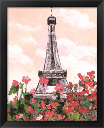 Framed Flower Tower Print