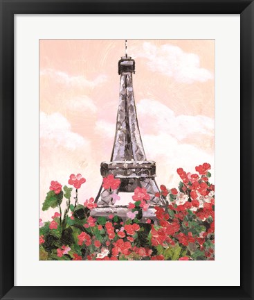 Framed Flower Tower Print