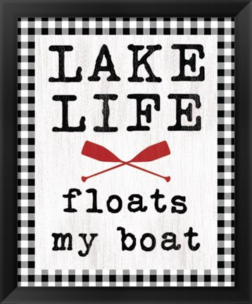 Framed Lake Life Print