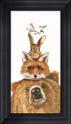 Framed Woodland Friends Print