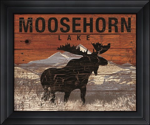 Framed Moosehorn Lake Print