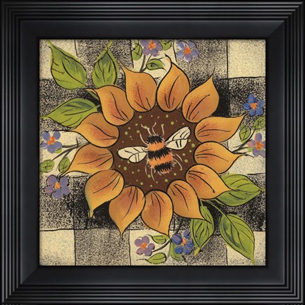 Framed Buzzy Print
