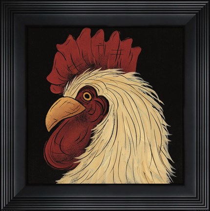 Framed Mr. Rooster Print