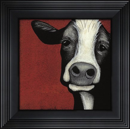 Framed Ms. Moo Print