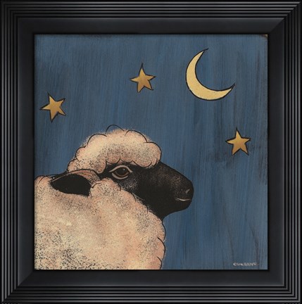 Framed Little Sheep Print